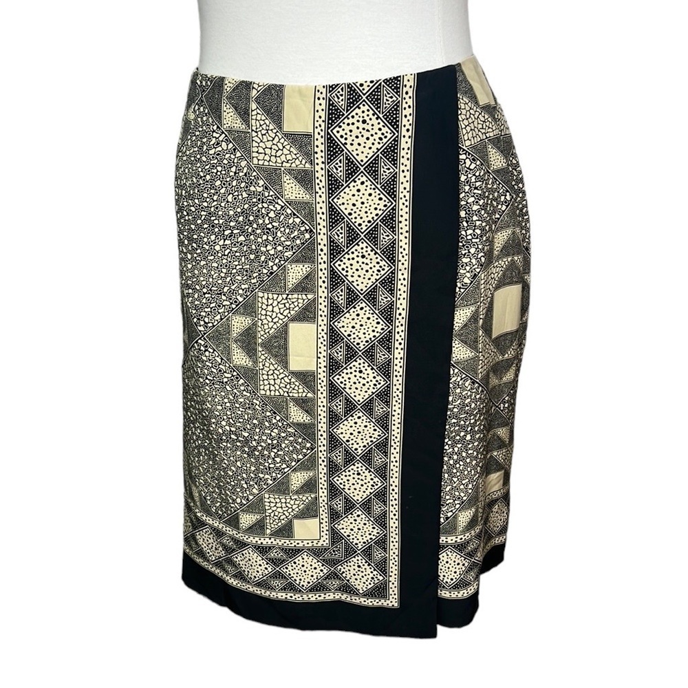 Saks Fifth Avenue Silk Faux Wrap Skirt